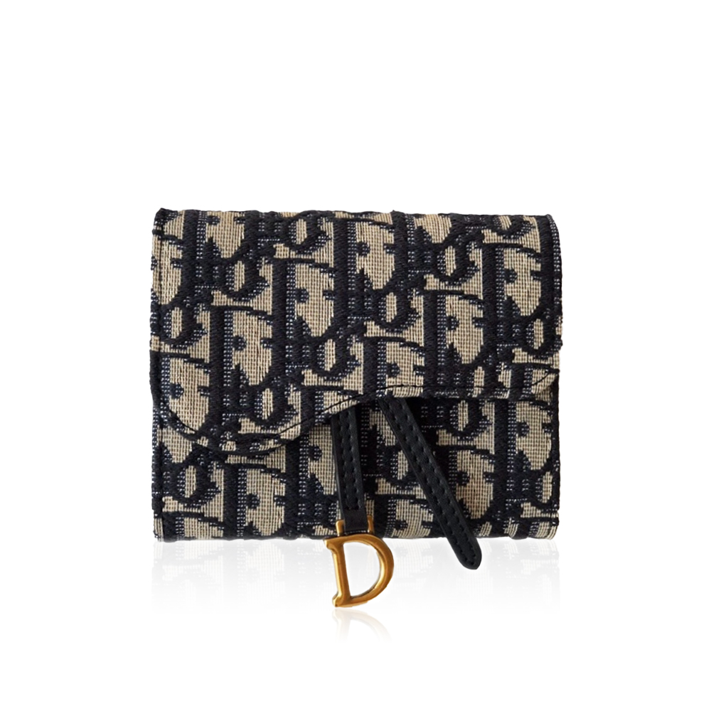 Dior Tri-Fold Snap Wallet