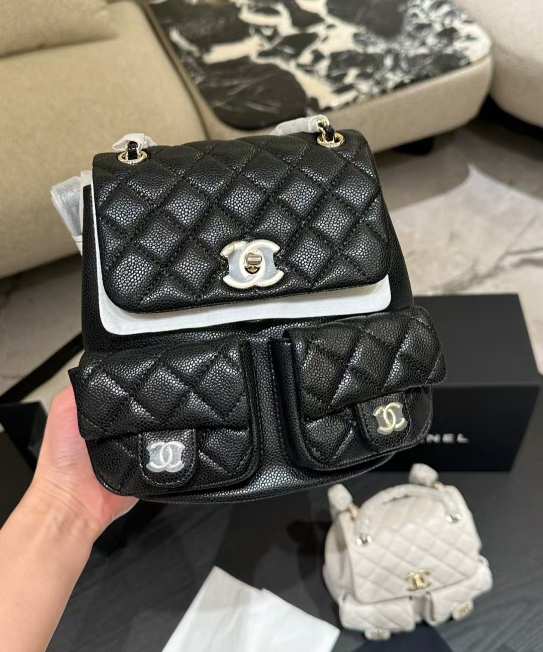Chanel Duma Frog Backpack