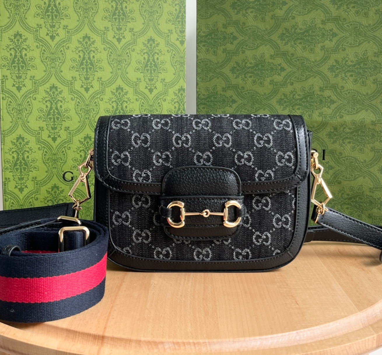 GUCCI 1955 Horsebit Shoulder Bag Mini