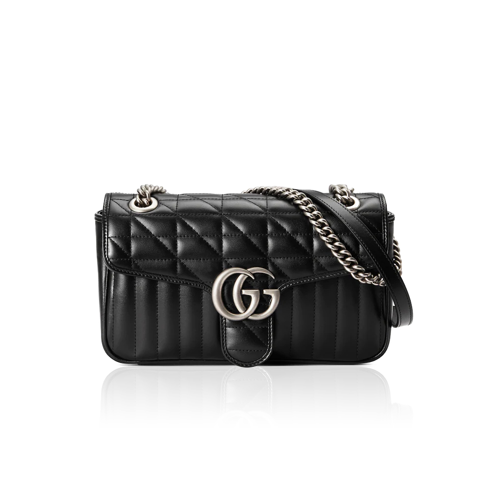 Gucci GG Marmont Small Shoulder Bag Black