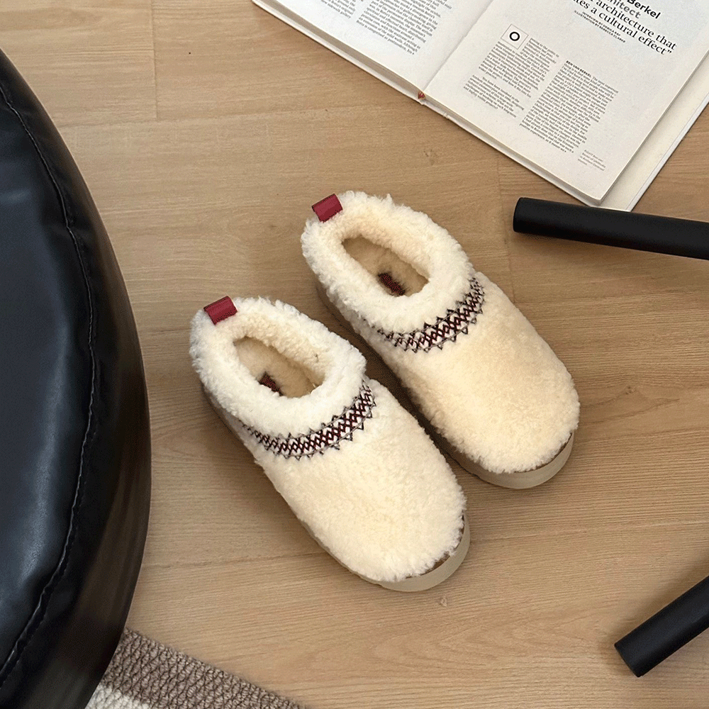 UGG Tazz Slipper Heritage Braid Hardwood