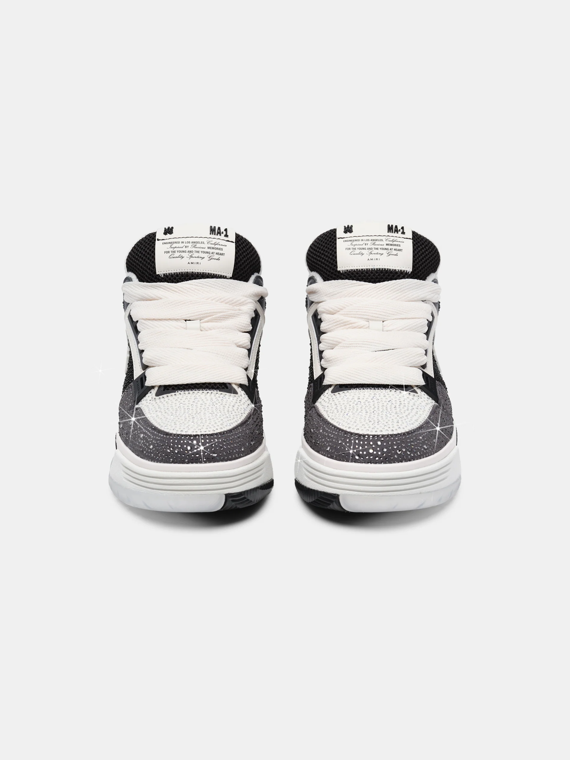 AMIRI WOMEN - WOMEN'S CRYSTAL MA-1 - Black