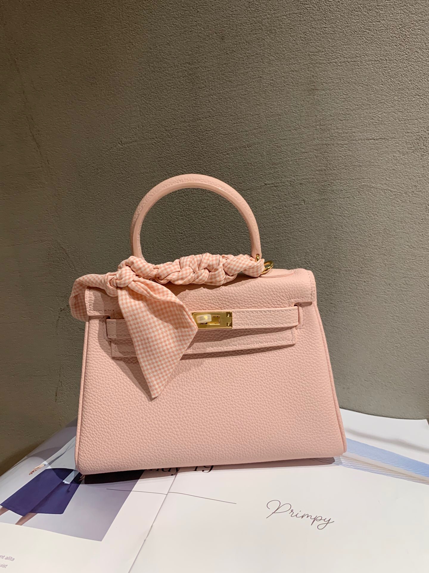 Hermes new pink kelly handbag
