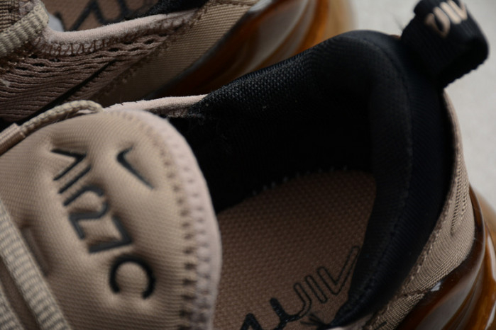 NIKE mens Air Max 270 Sepia Stone Black/ Summit White AH8050-200