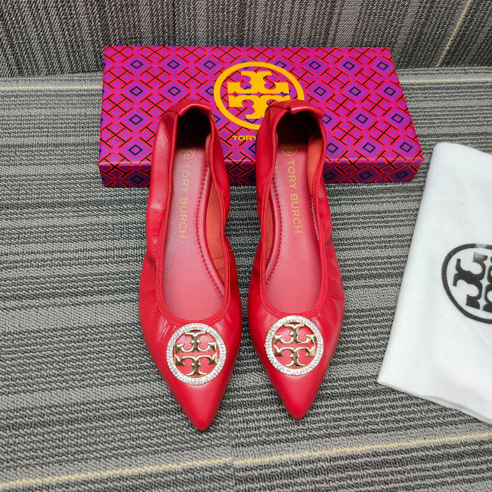 Tory Burch Stylish And Elegant Ballet Flats Sandals Slide