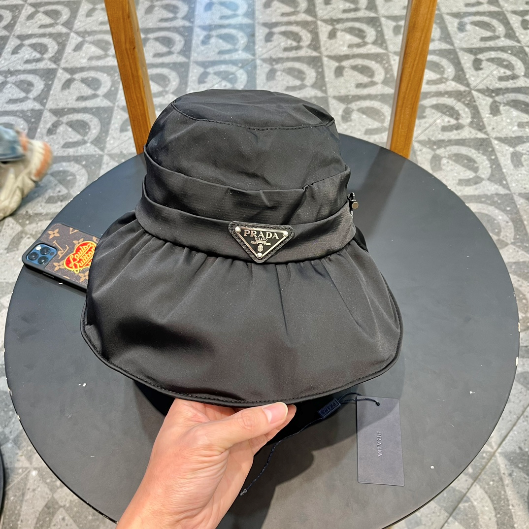 Prada Sunblock Fisherman Hat Sunhat
