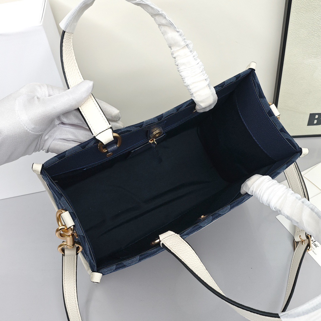 Coach canvas tote bag