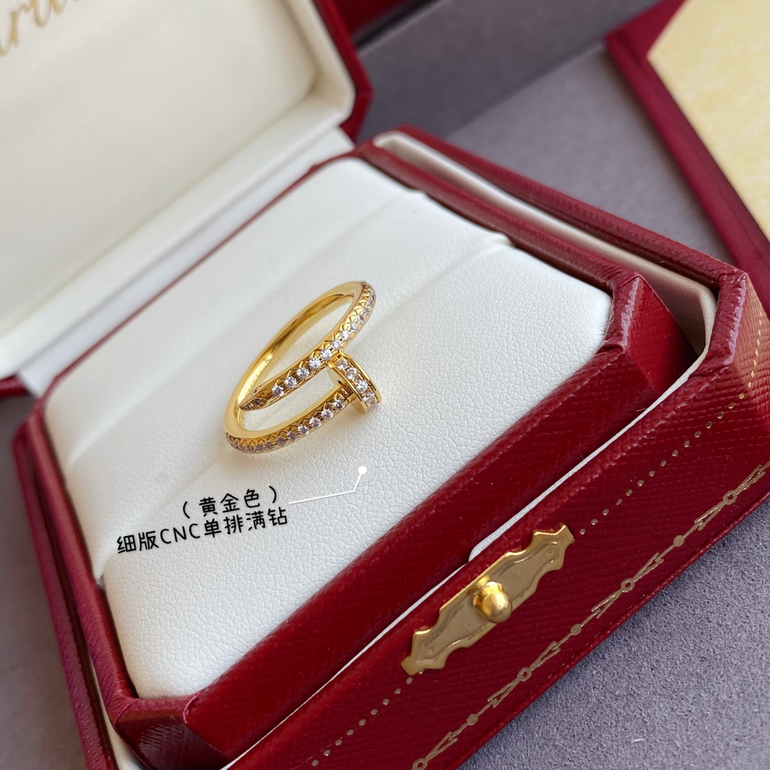 Cartier Single row diamond nails Jewelry