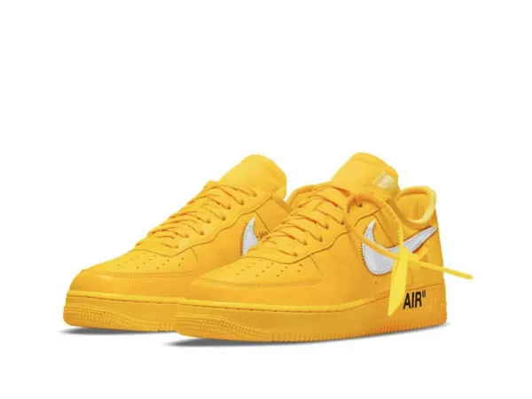 DD1876-700 Off-White x Nike Air Force 1 Low University Gold