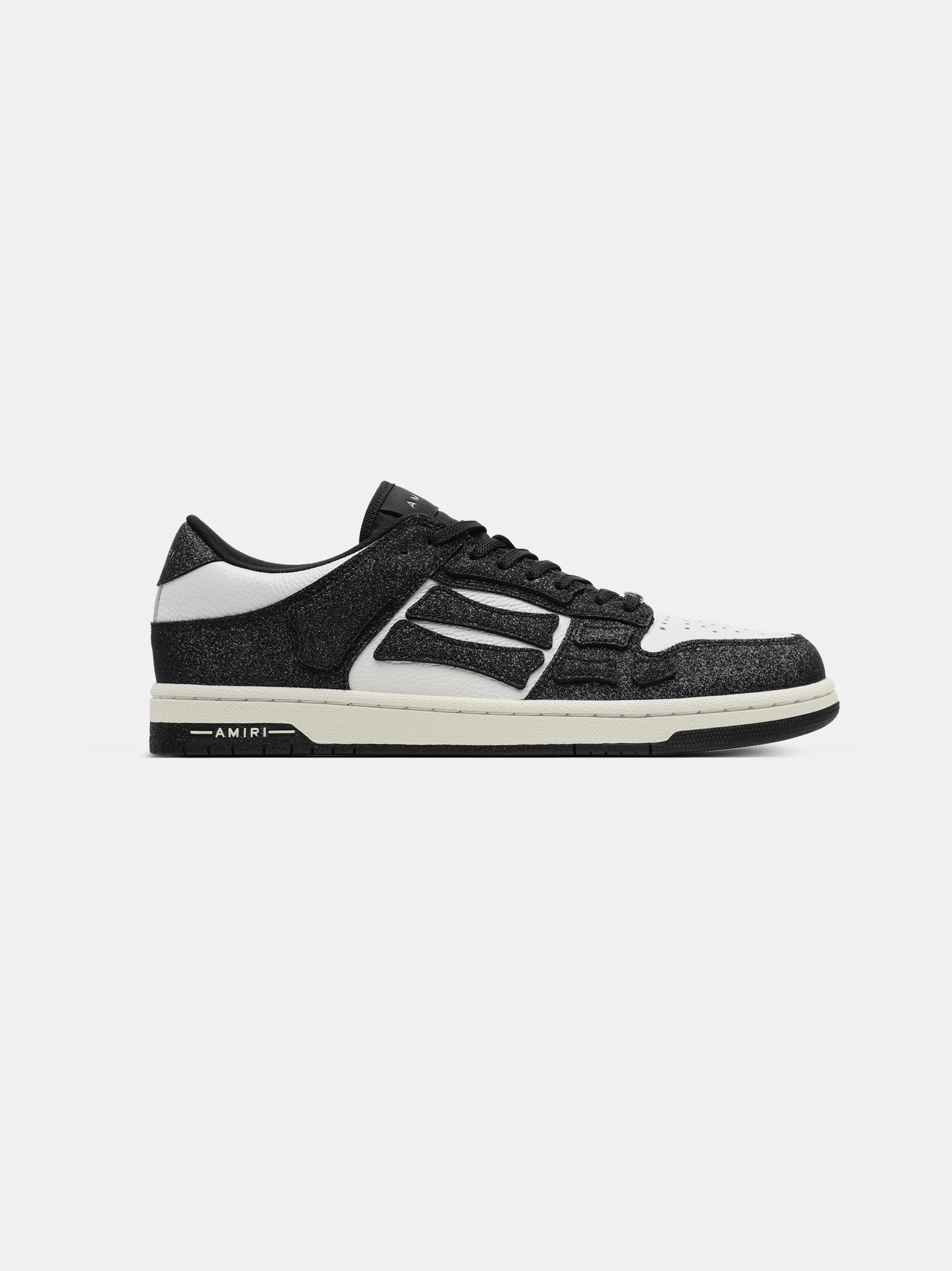 AMIRI WOMEN - WOMEN'S SHIMMER SKEL-TOP LOW - Black