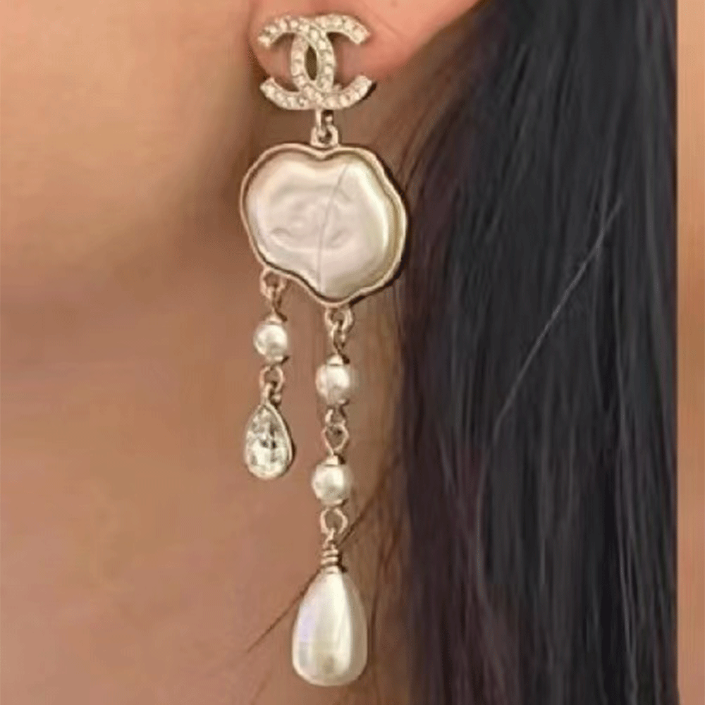 Chanel cloud double c tassel earrings(Replica)