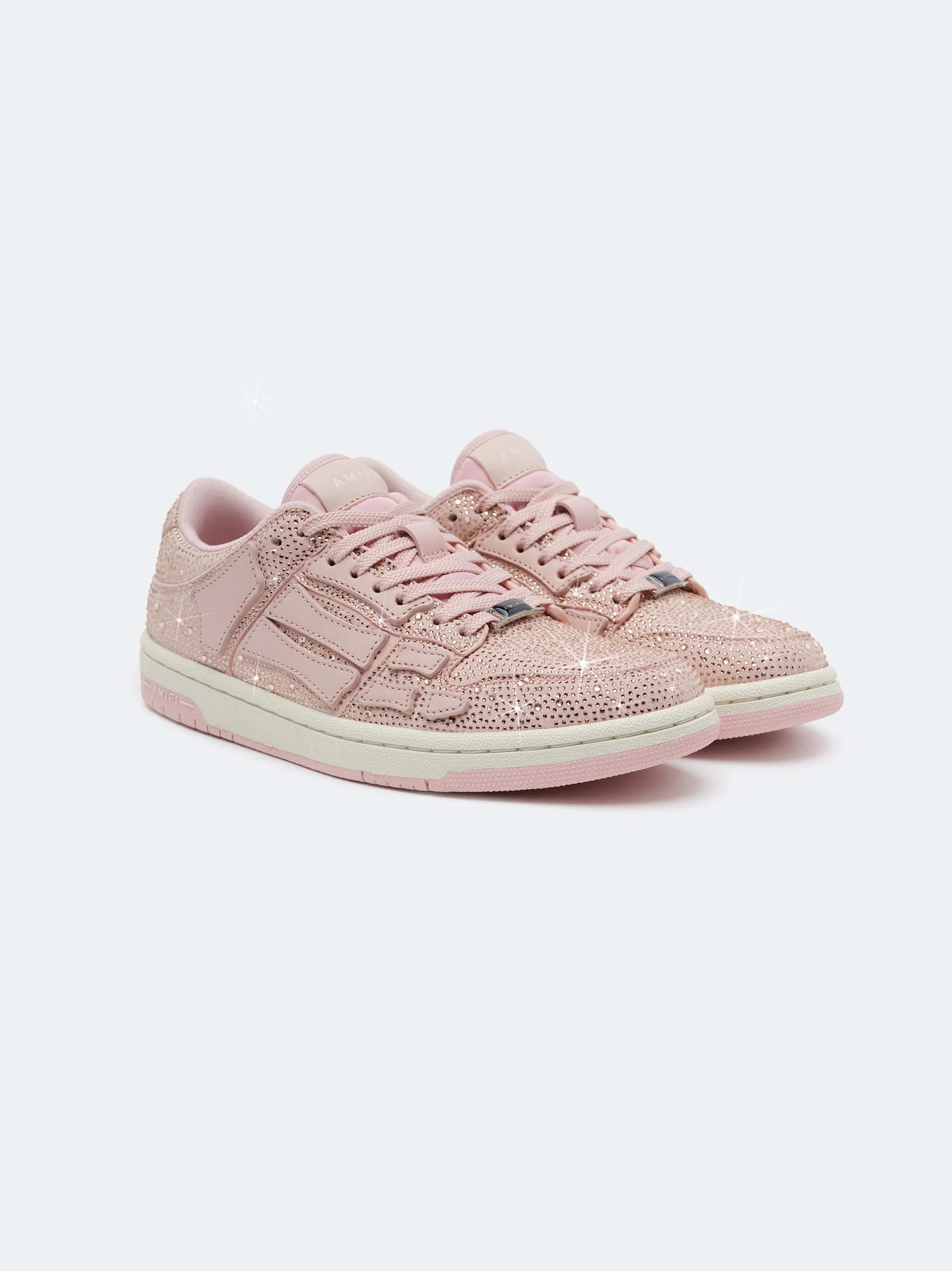AMIRI WOMEN - WOMEN'S CRYSTAL SKEL-TOP LOW - Pink