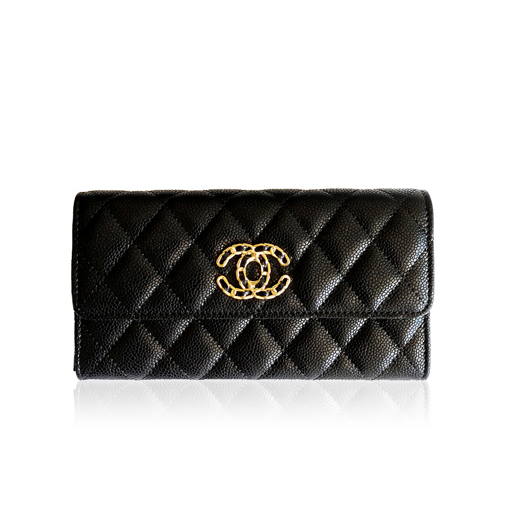 Chanel Hollow logo buckle wallet