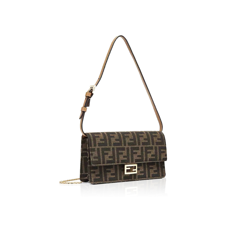 Fendi 2024 new WOC brown presbyopic chain hand armpit bag crossbody bag