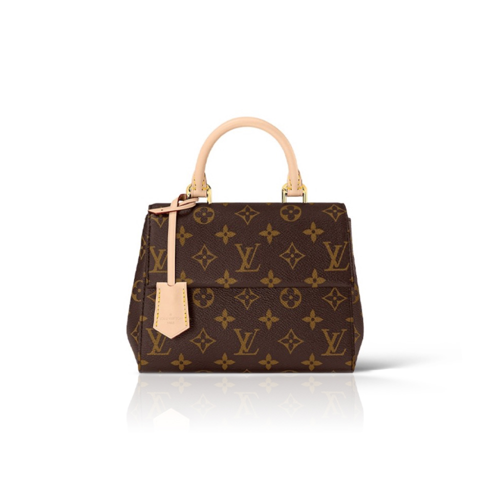 Louis Vuitton LV Cluny Leather Shoulder Crossbody Bag M46055&M46054