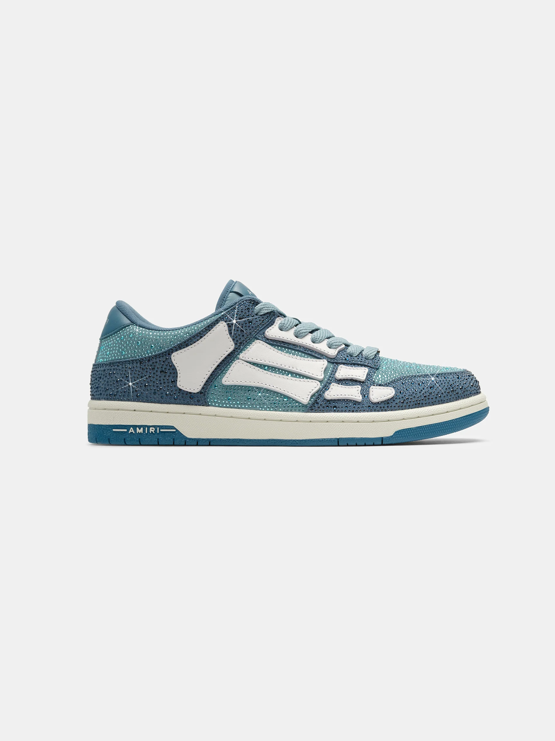 AMIRI CRYSTAL SKEL-TOP LOW - Blue