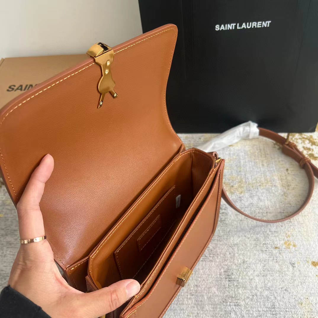 SAINT LAURENT Medium Solferino Satchel Bag