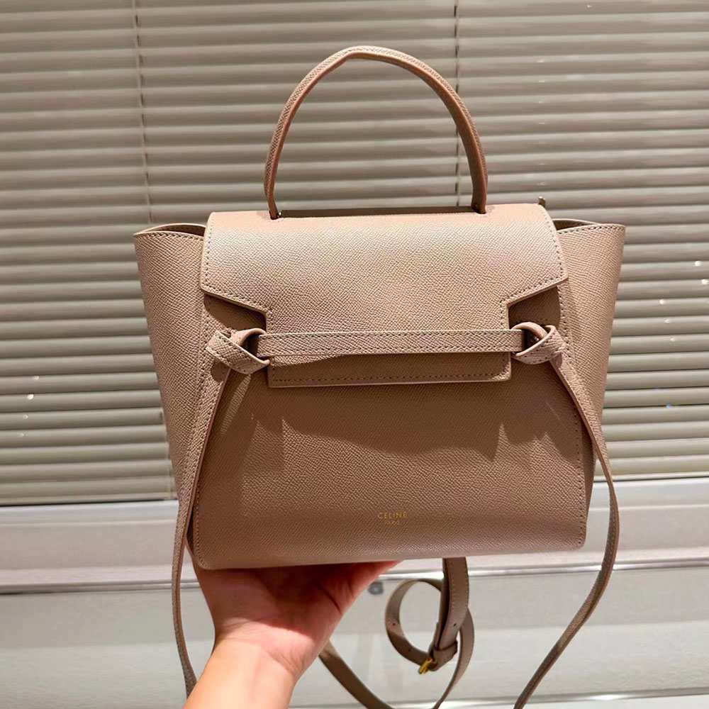 CELINE Grained Calfskin Micro Belt Bag