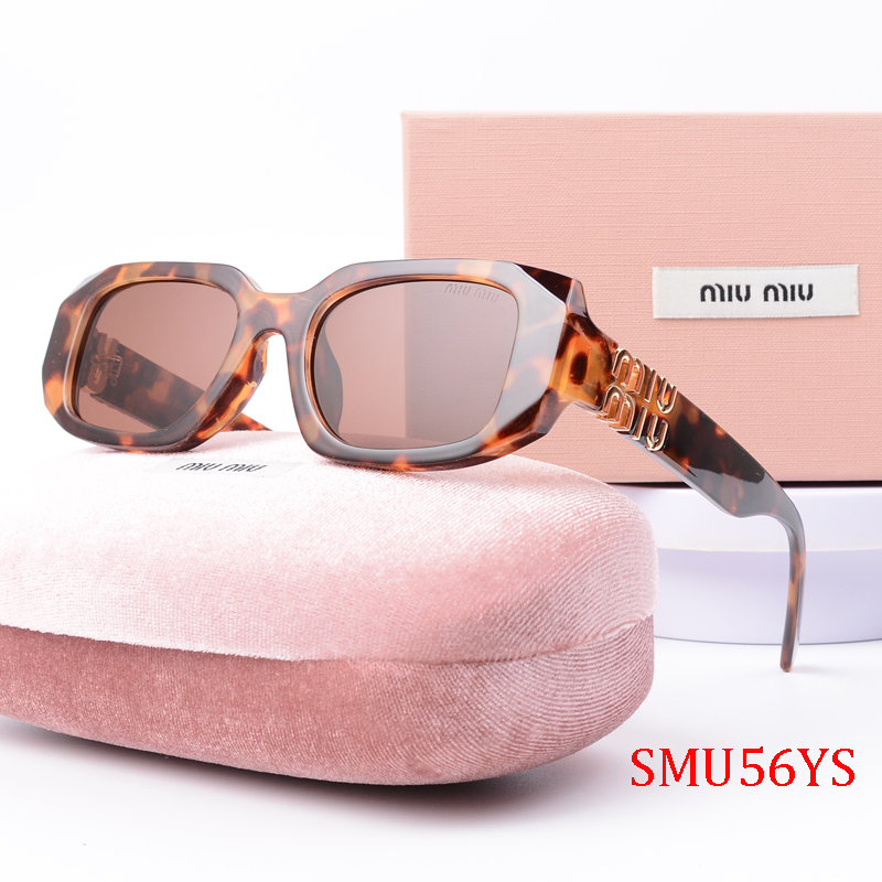 MIU MIU Retro trend Sunglasses Top quality