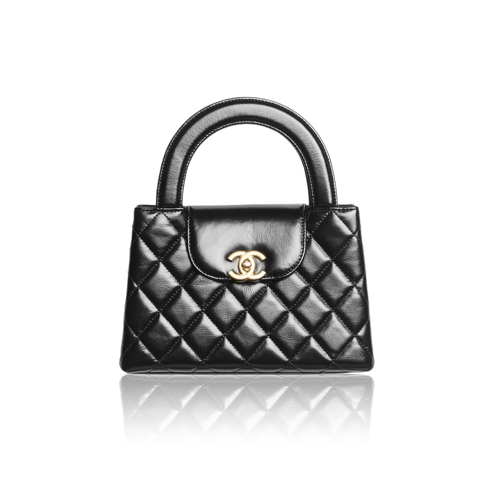 Chanel 23K Kelly Chain Handle Calfskin Handbag
