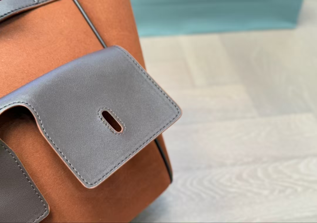 Balenciaga Folding Box Orange Trendy Handbag