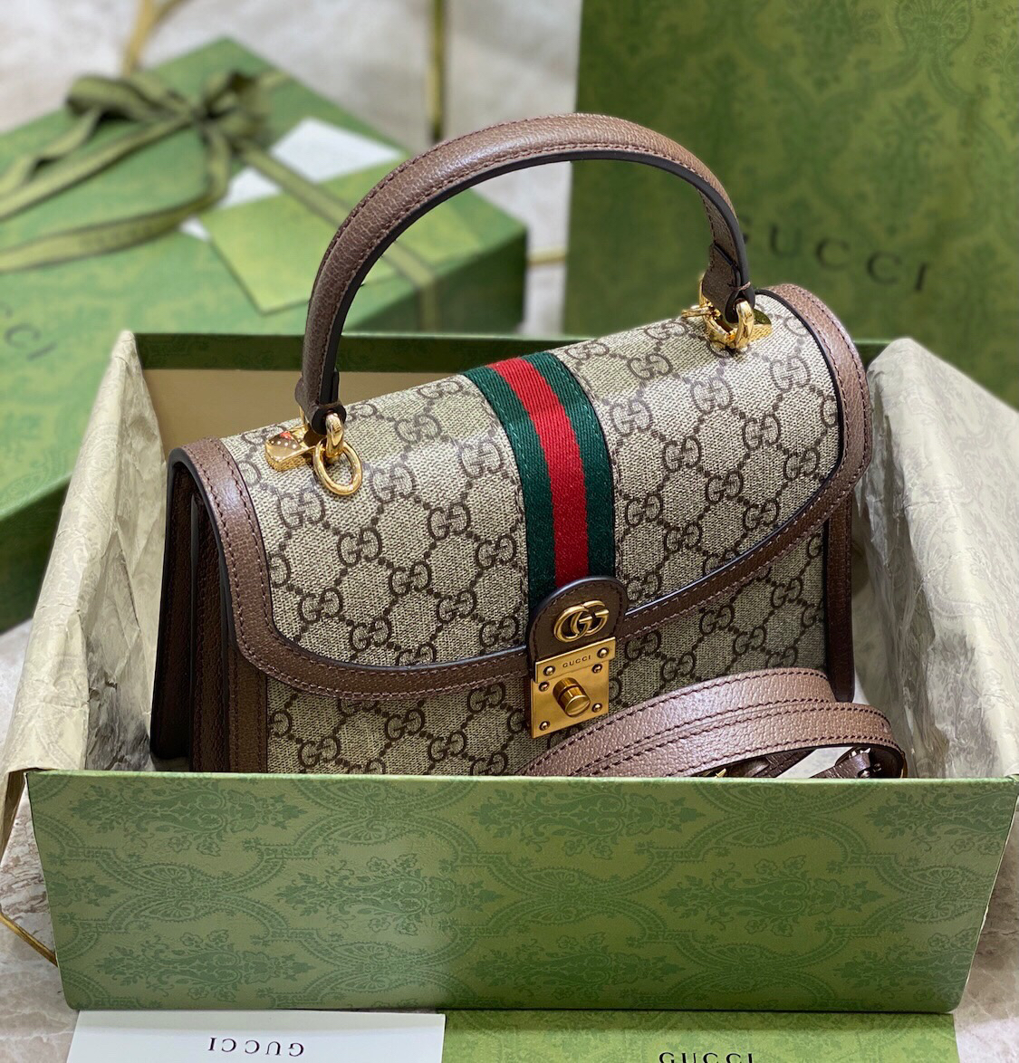 Gucci 𝗢𝗽𝗵𝗶𝗱𝗶𝗮 handbag crossbody bag