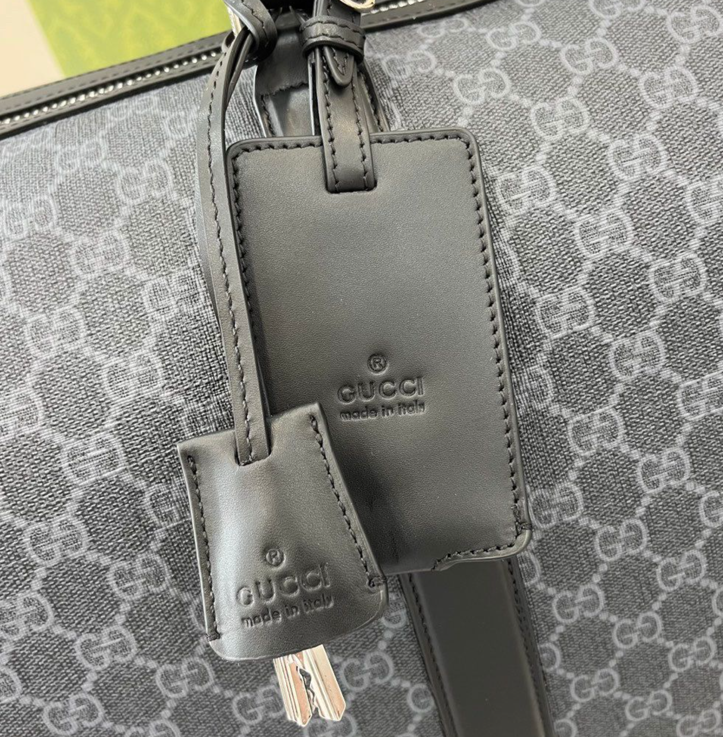 GUCCI classic canvas travel bag