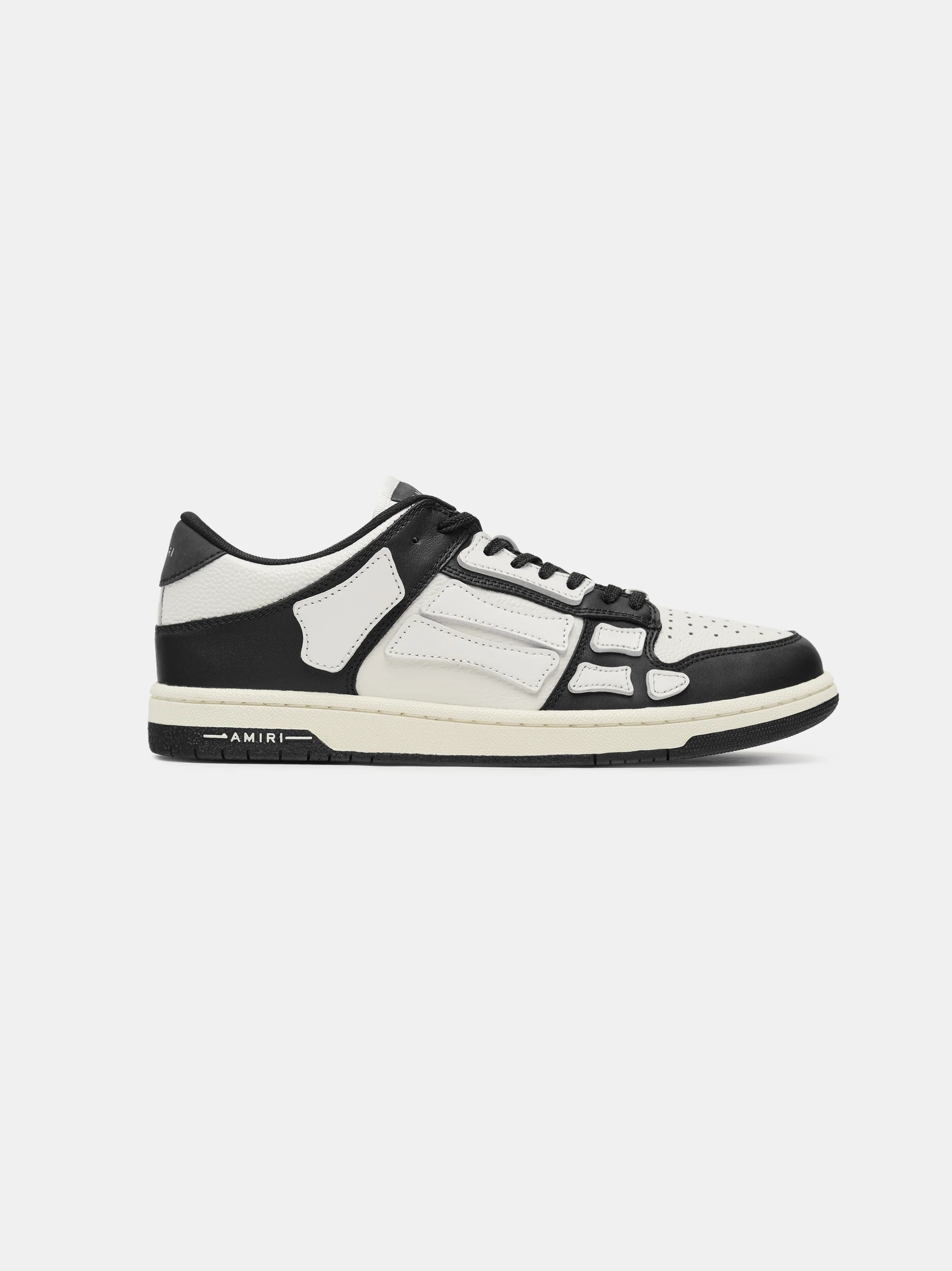 AMIRI SKEL-TOP LOW - BLACK/WHITE