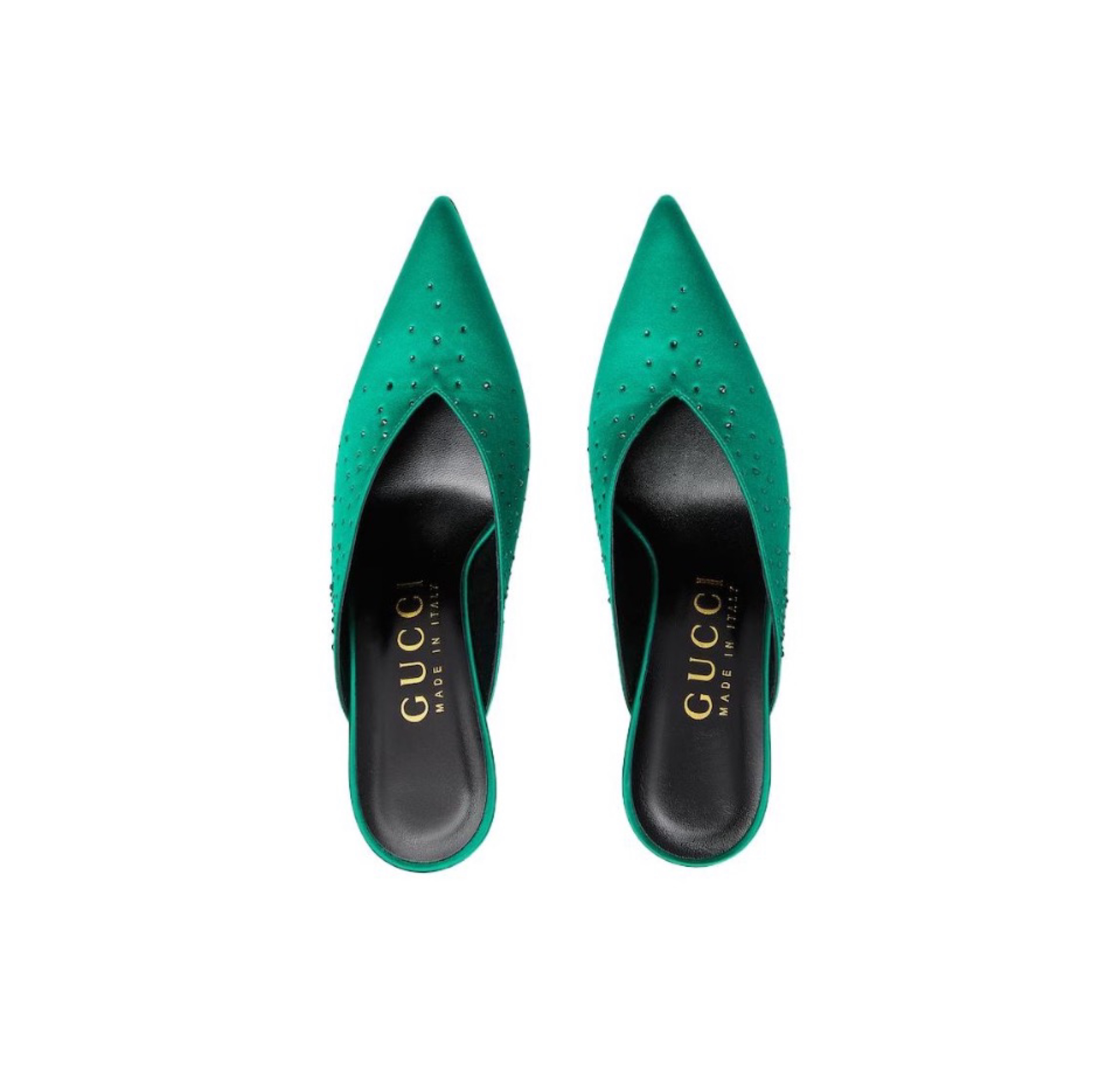Gucci Pointed Toe High Heel Slippers Slide Sandal