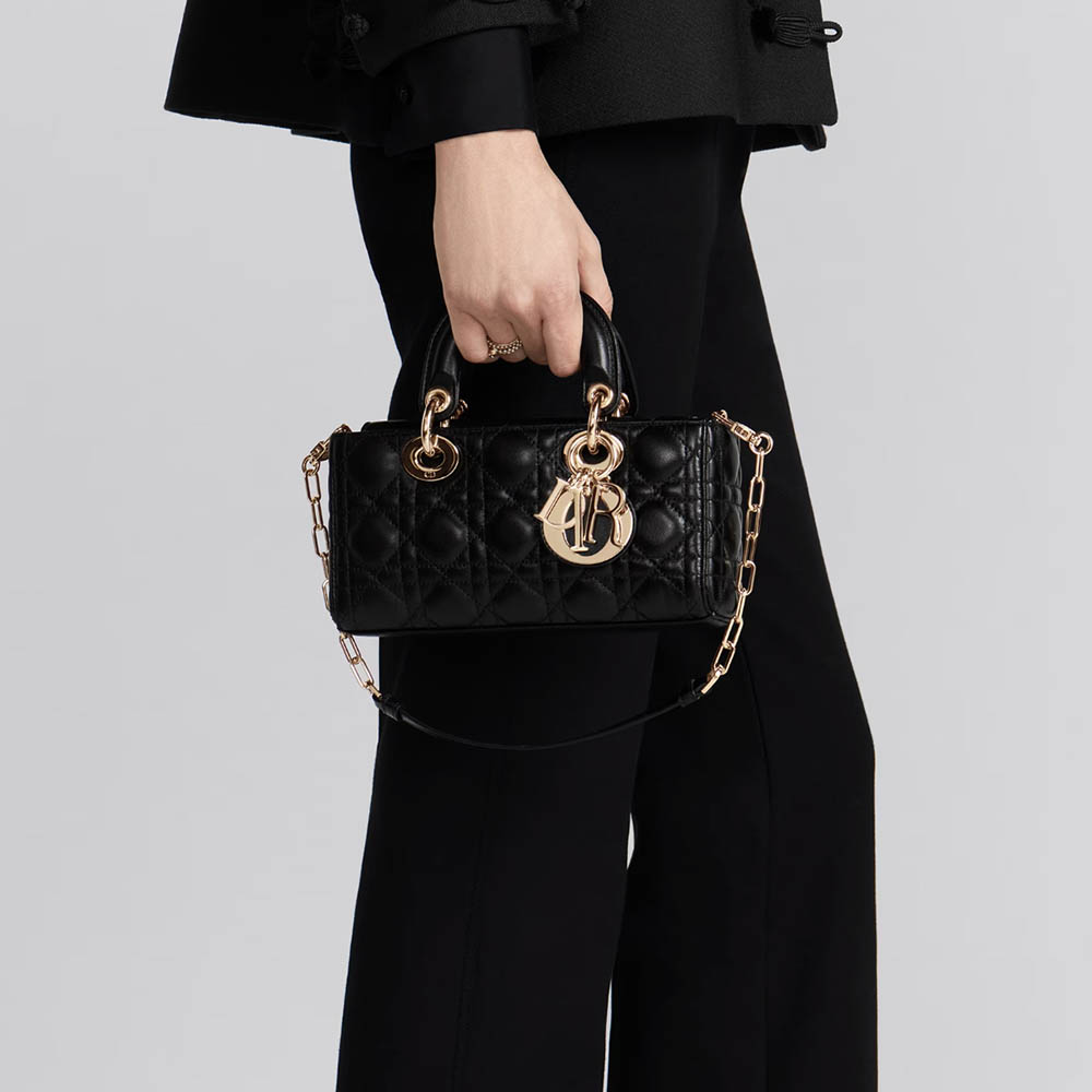 Dior Small Lady D-Joy - Genuine Leather