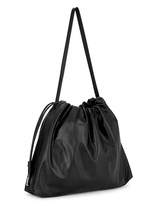 The Row  Angy Leather Hobo Bag