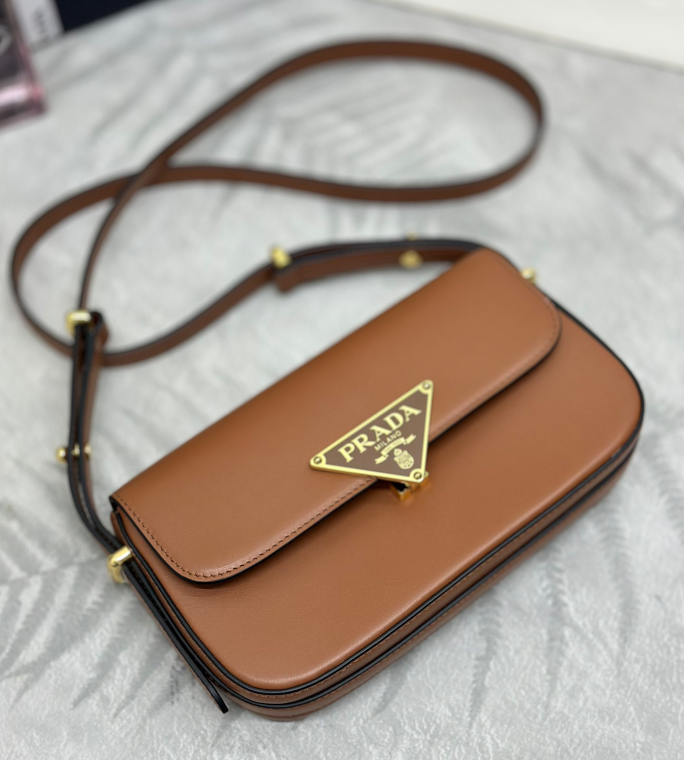 PRADA New Plain Cowhide Shoulder Bag