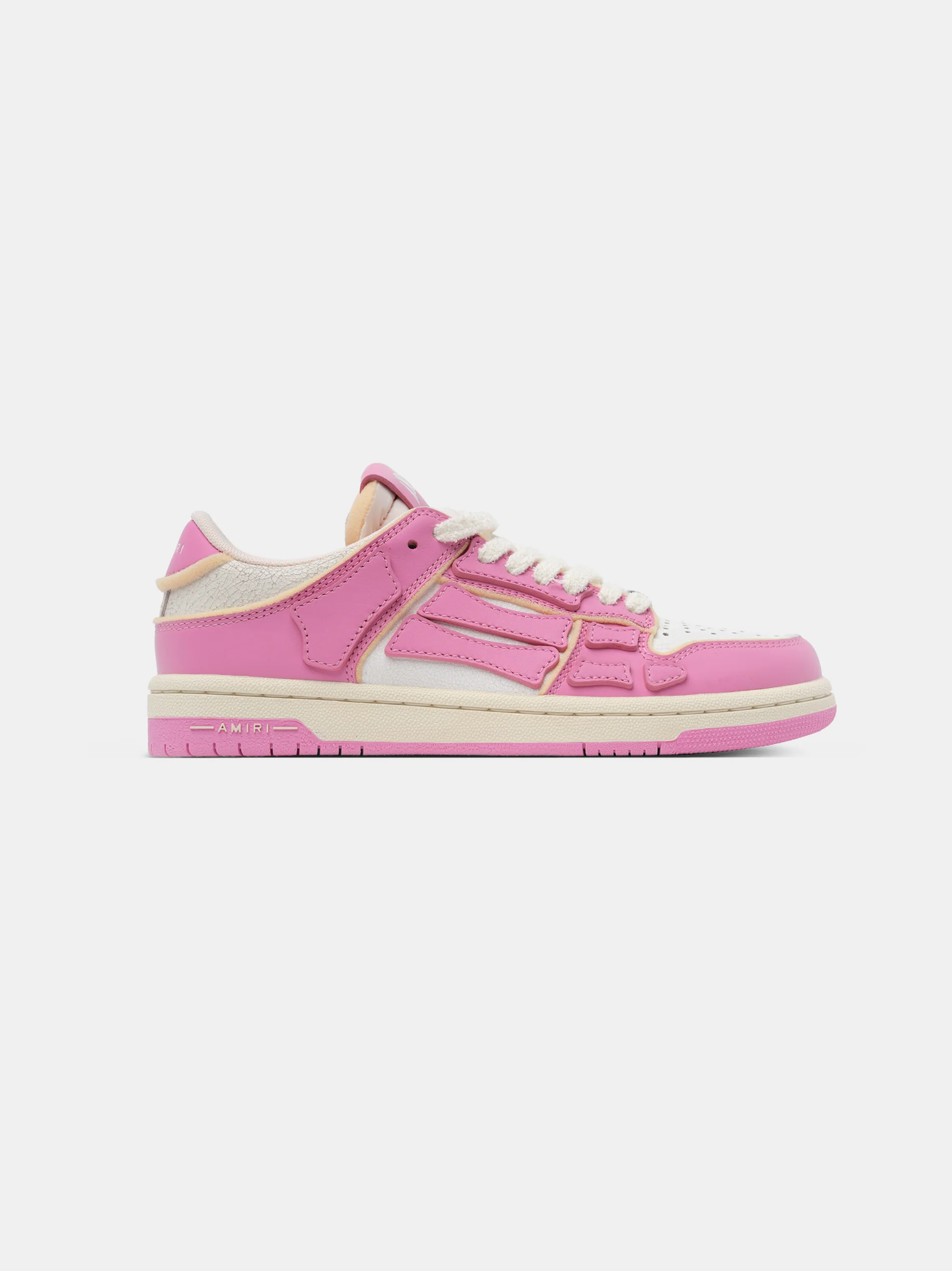 AMIRI WOMEN - WOMEN'S COLLEGIATE SKEL-TOP LOW - Fuchsia Pink White