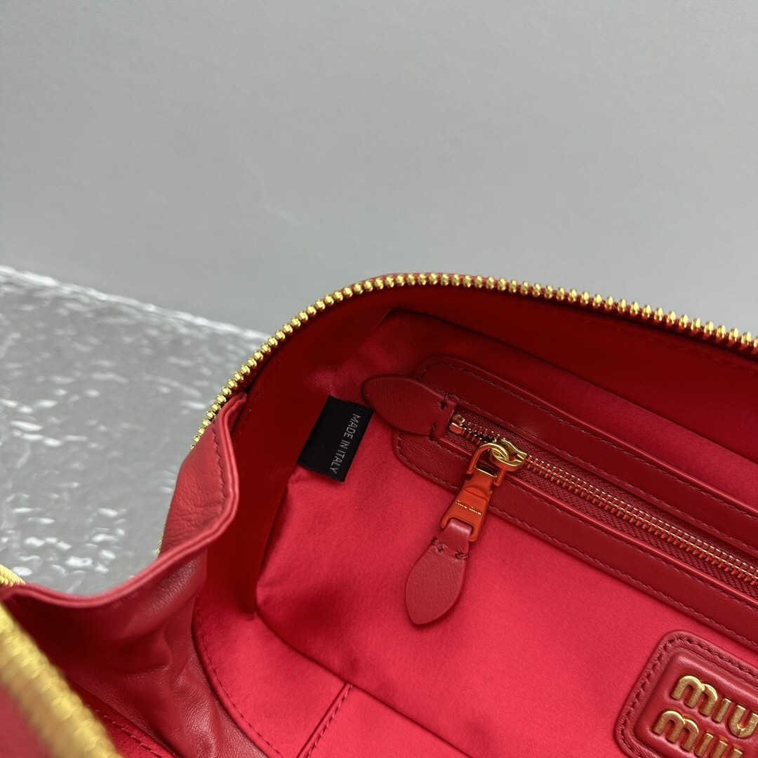 MiuMiu arcadie matelassé nappa leather bag