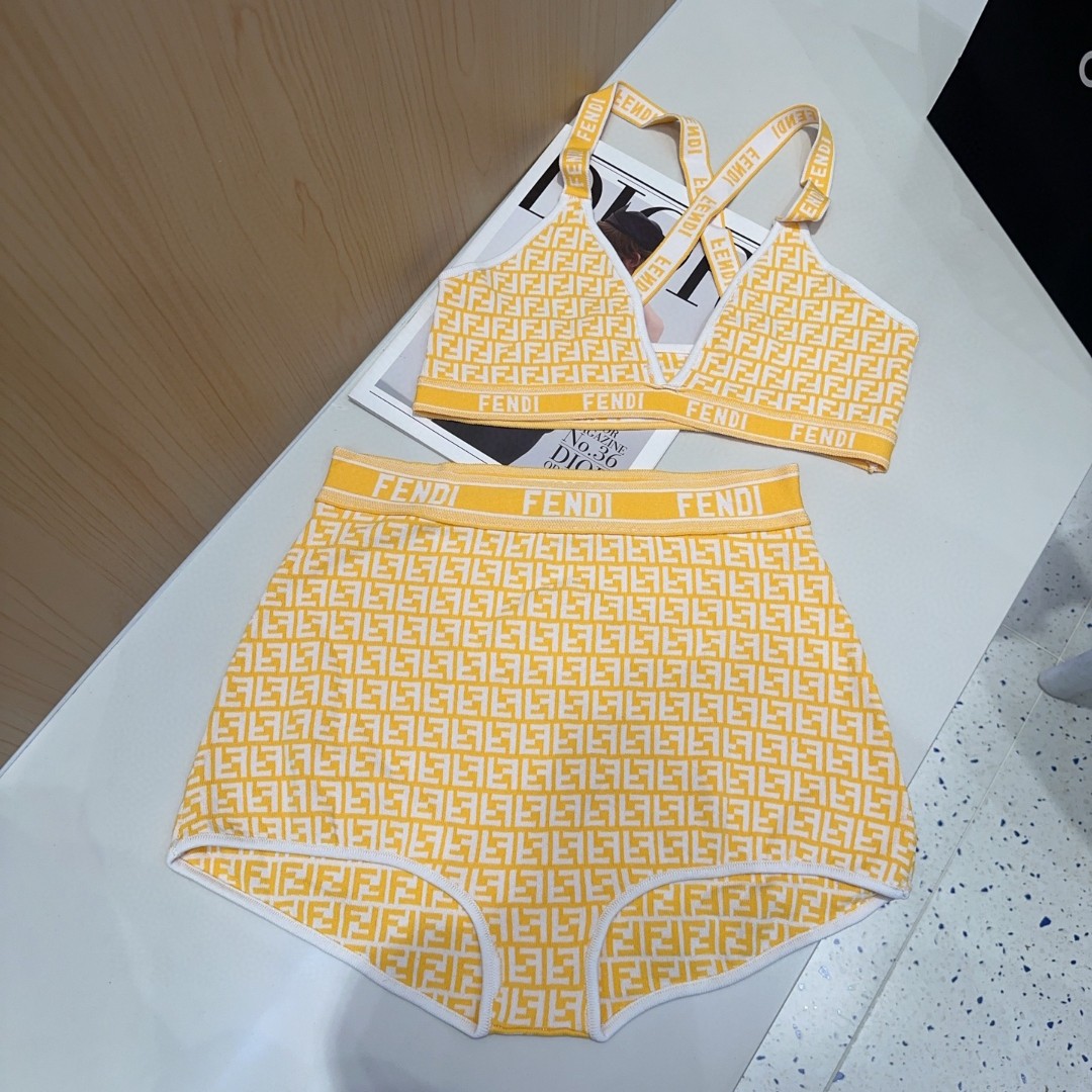 Fendi two-piece set Swimsuit Swimwear