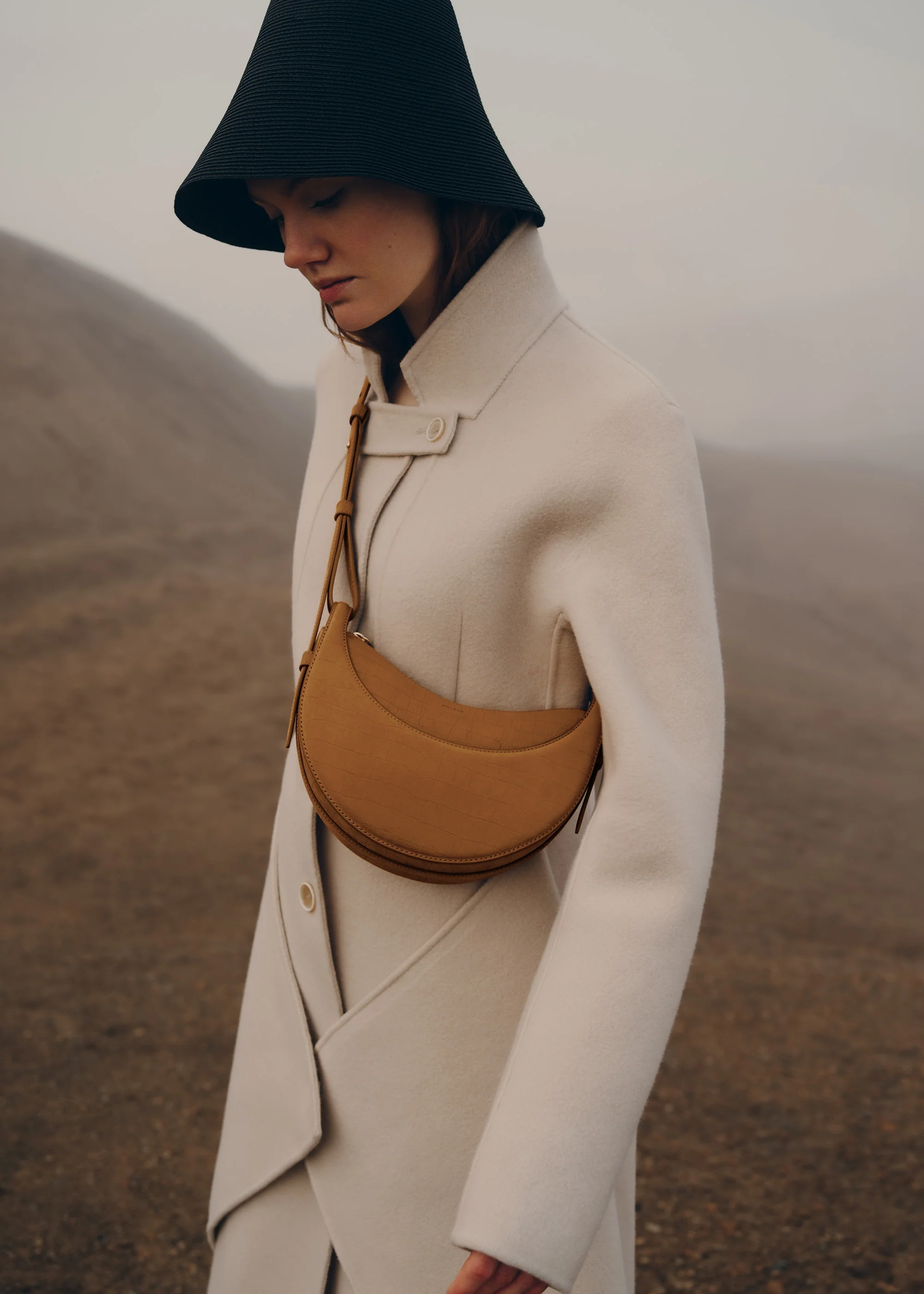 Polène Numéro Dix - Crocodile Nubuck Cinnamon