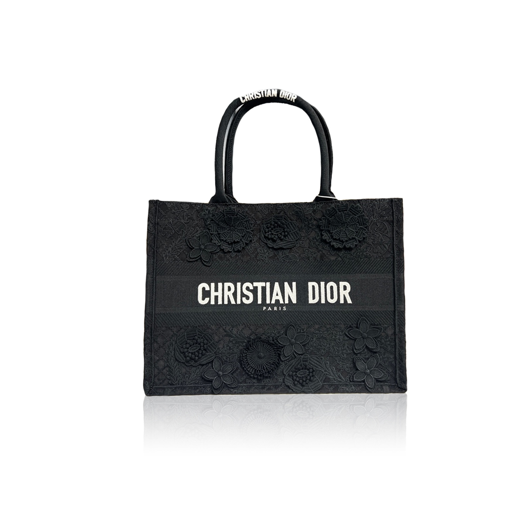 Dior Book Tote Medium D-Lace Macrame M1296ZEAX_M911