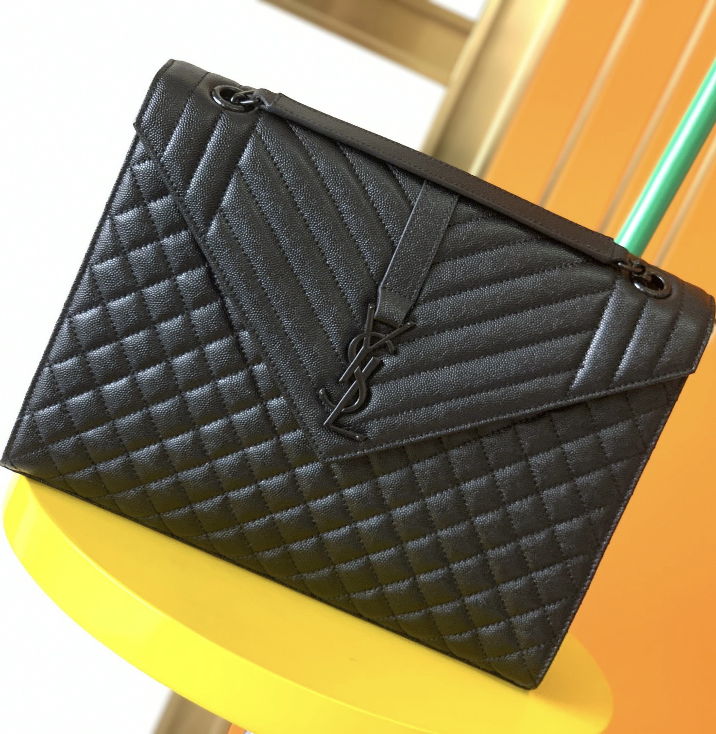 SAINT LAURENT YSL Envelope Shouder Bag Large
