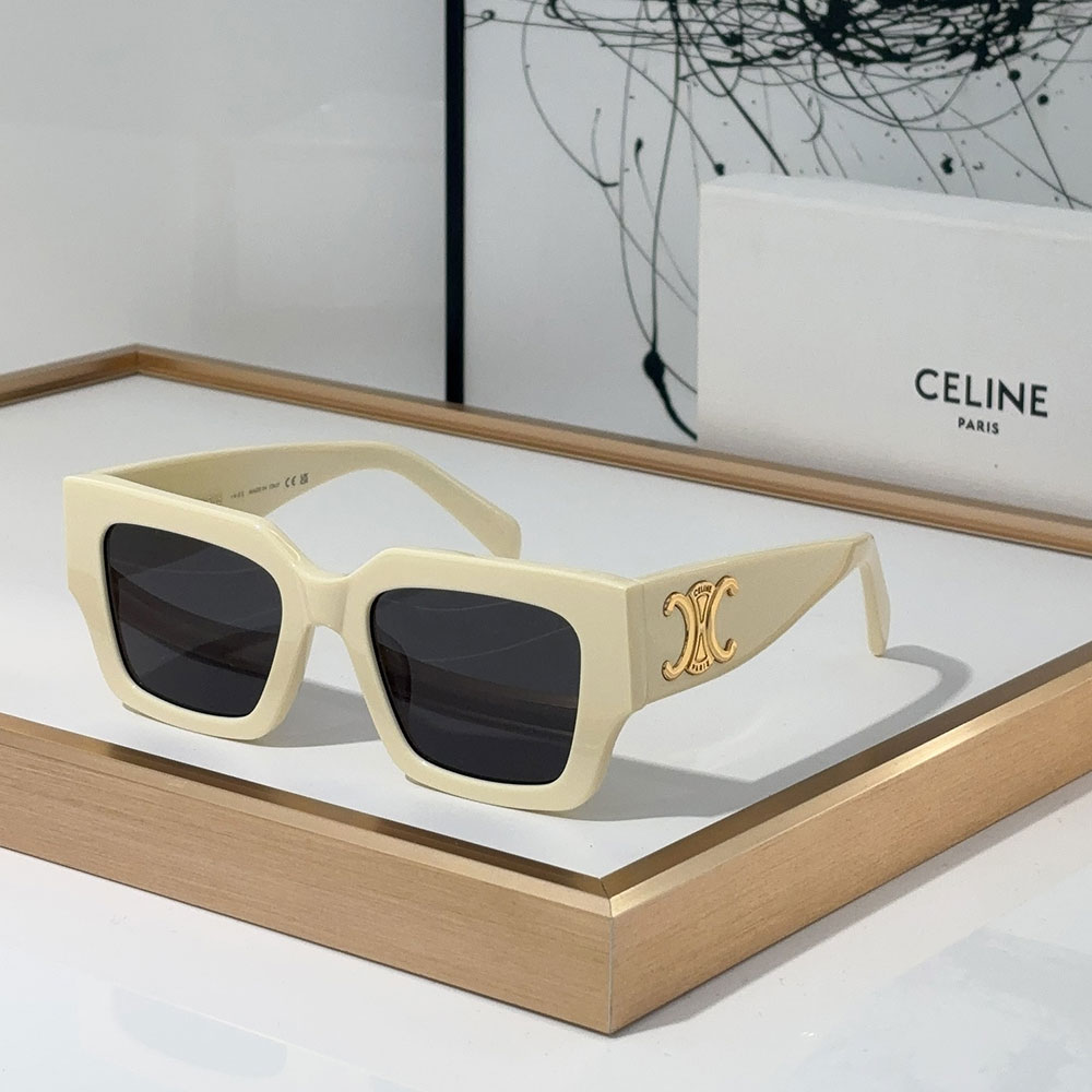 Celine Mirror leg Panel Decoration sunglasses Top quality