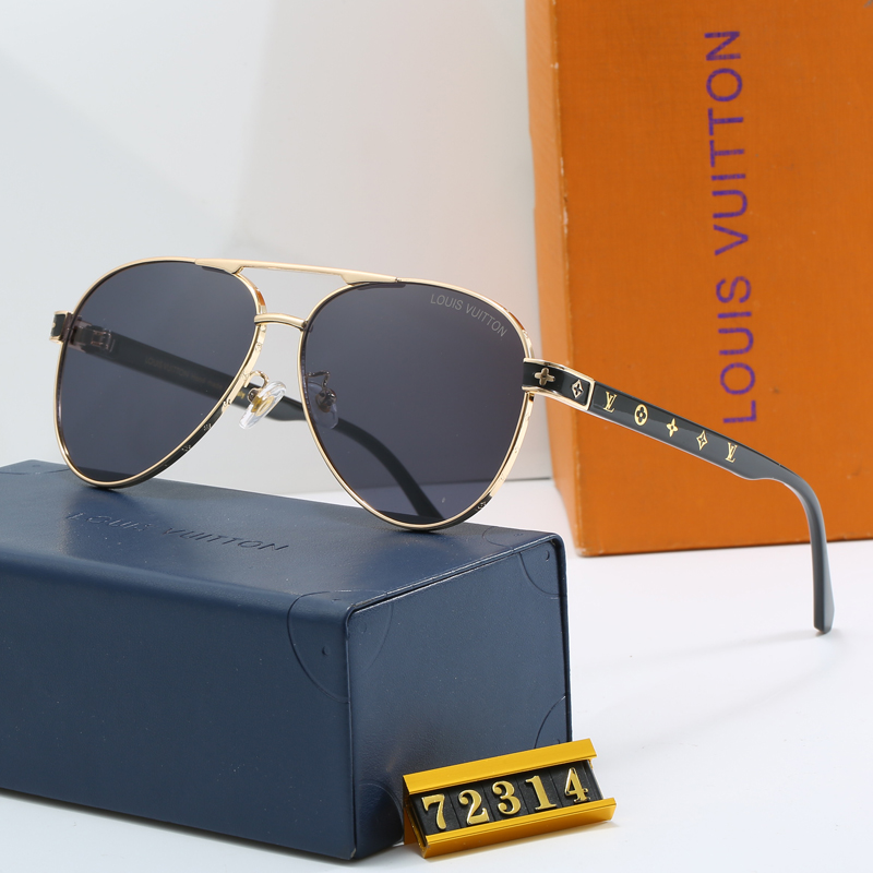 Louis Vuitton LV Lrregular Shape Fashion Sunglasses Top quality
