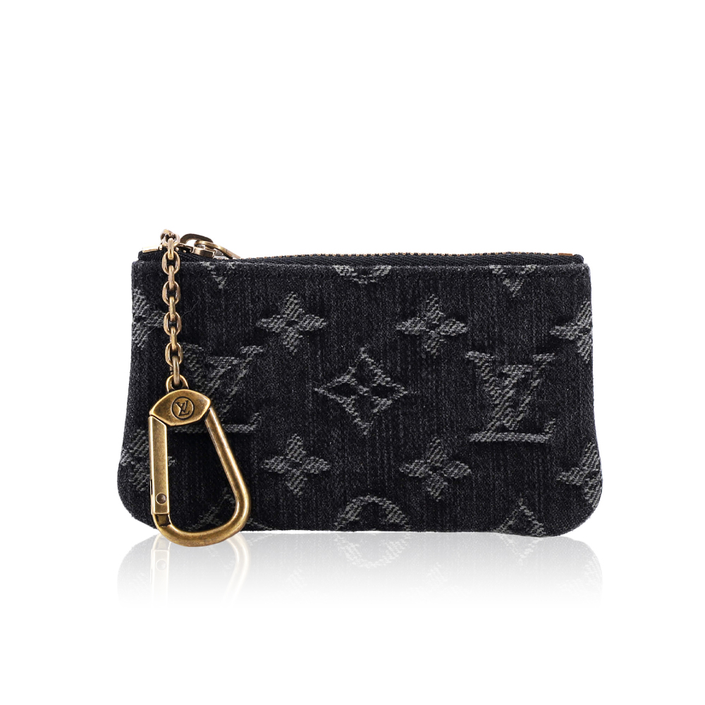 Louis Vuitton Key Pouch Monogram Denim