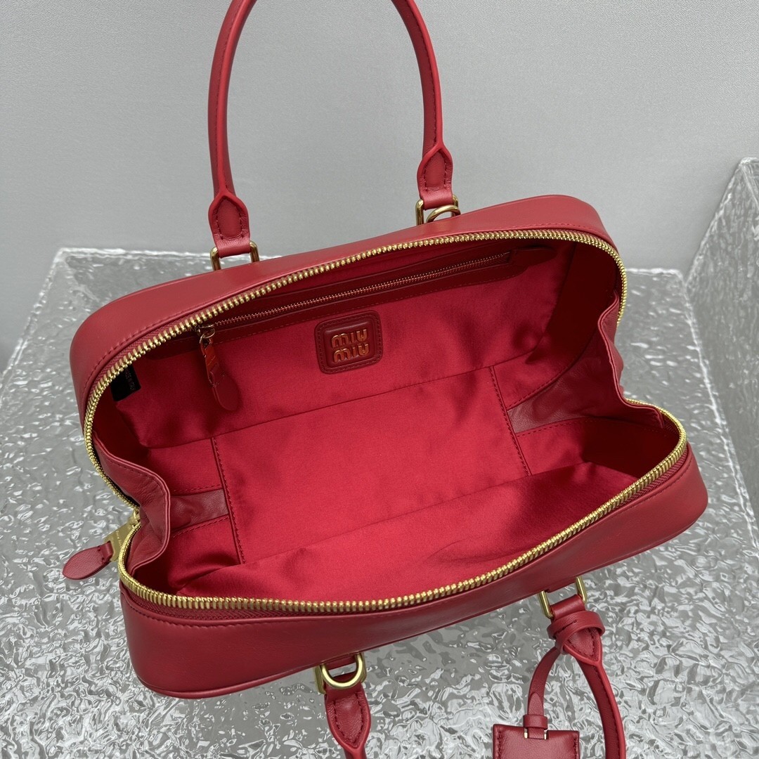 MiuMiu arcadie matelassé nappa leather bag