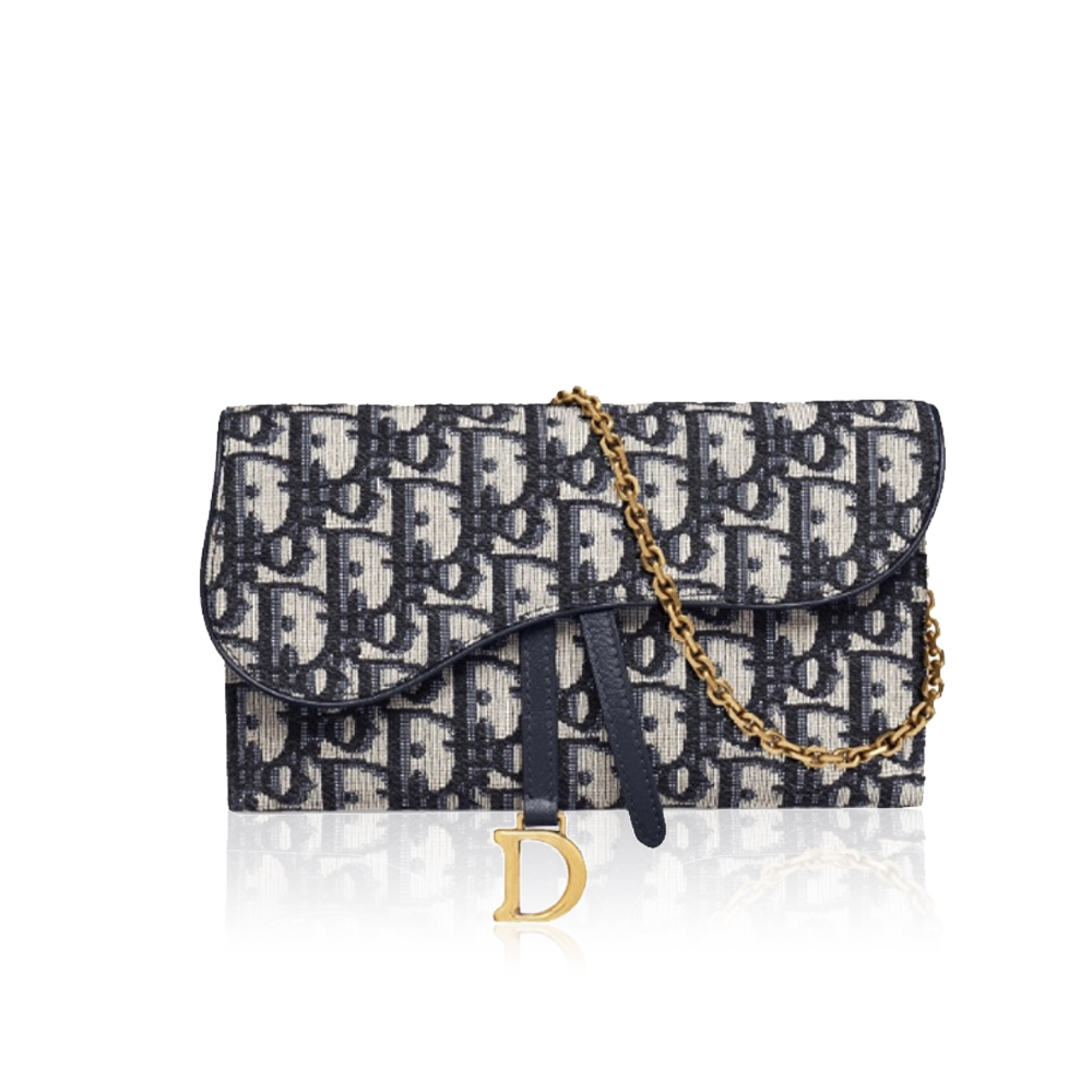 Dior Saddle Chain Wallet