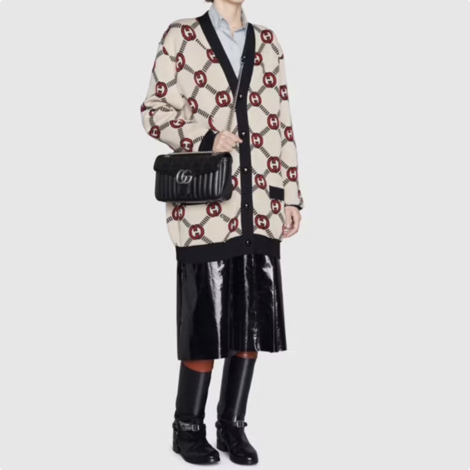 Gucci GG Marmont -Vertical stripes