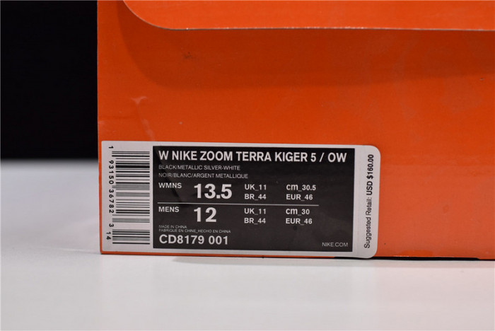 Off-White Nike Terra Kiger 5 Black CD8179-001