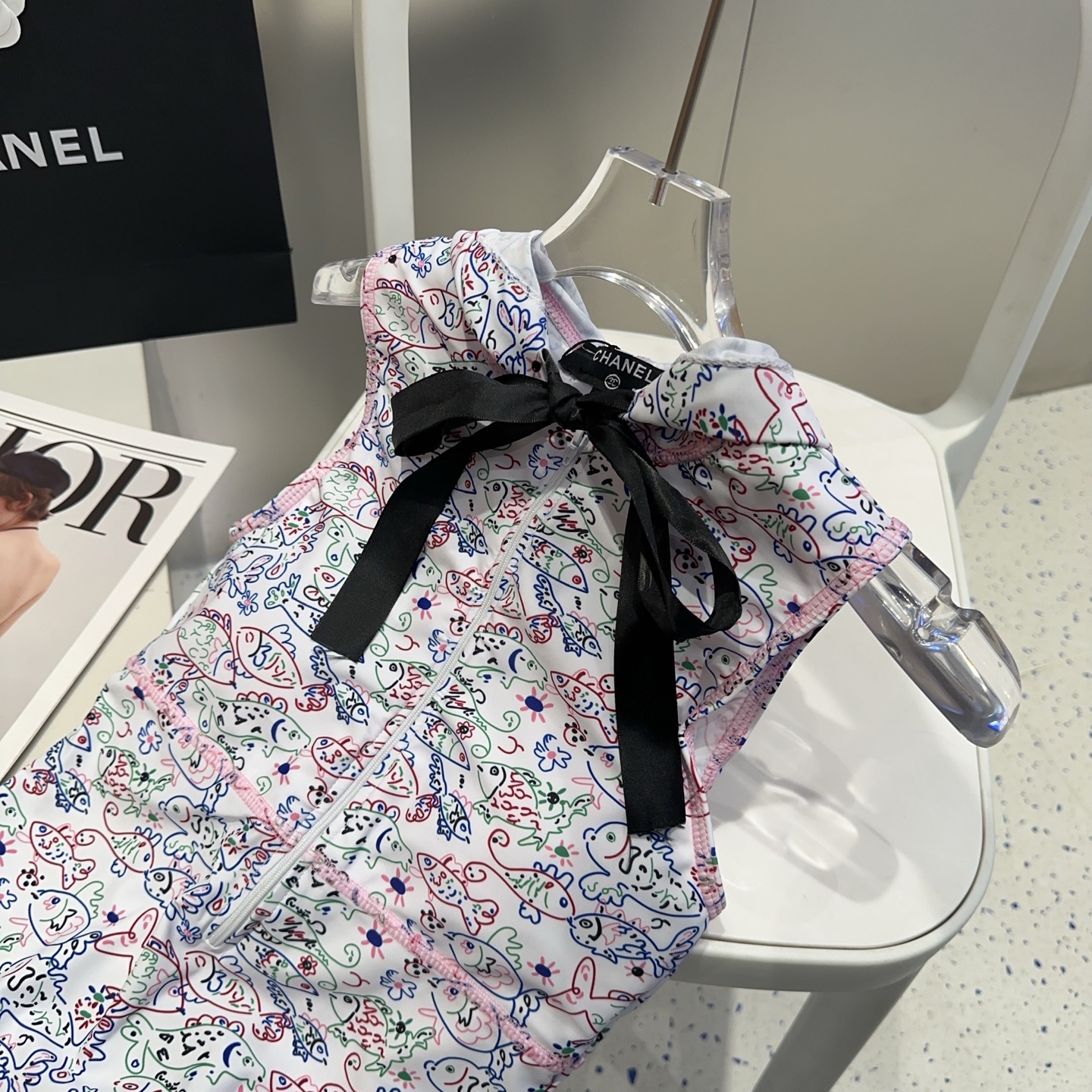 Chanel two piece Swimsuit Swimwear