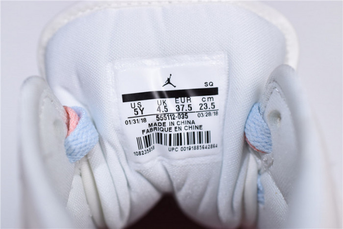 Nike Air Jordan 1 Retro High Soh Womens four Lace Options 555112 -035