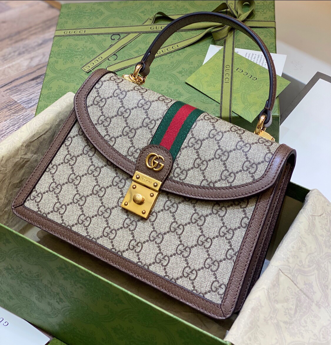 Gucci 𝗢𝗽𝗵𝗶𝗱𝗶𝗮 handbag crossbody bag