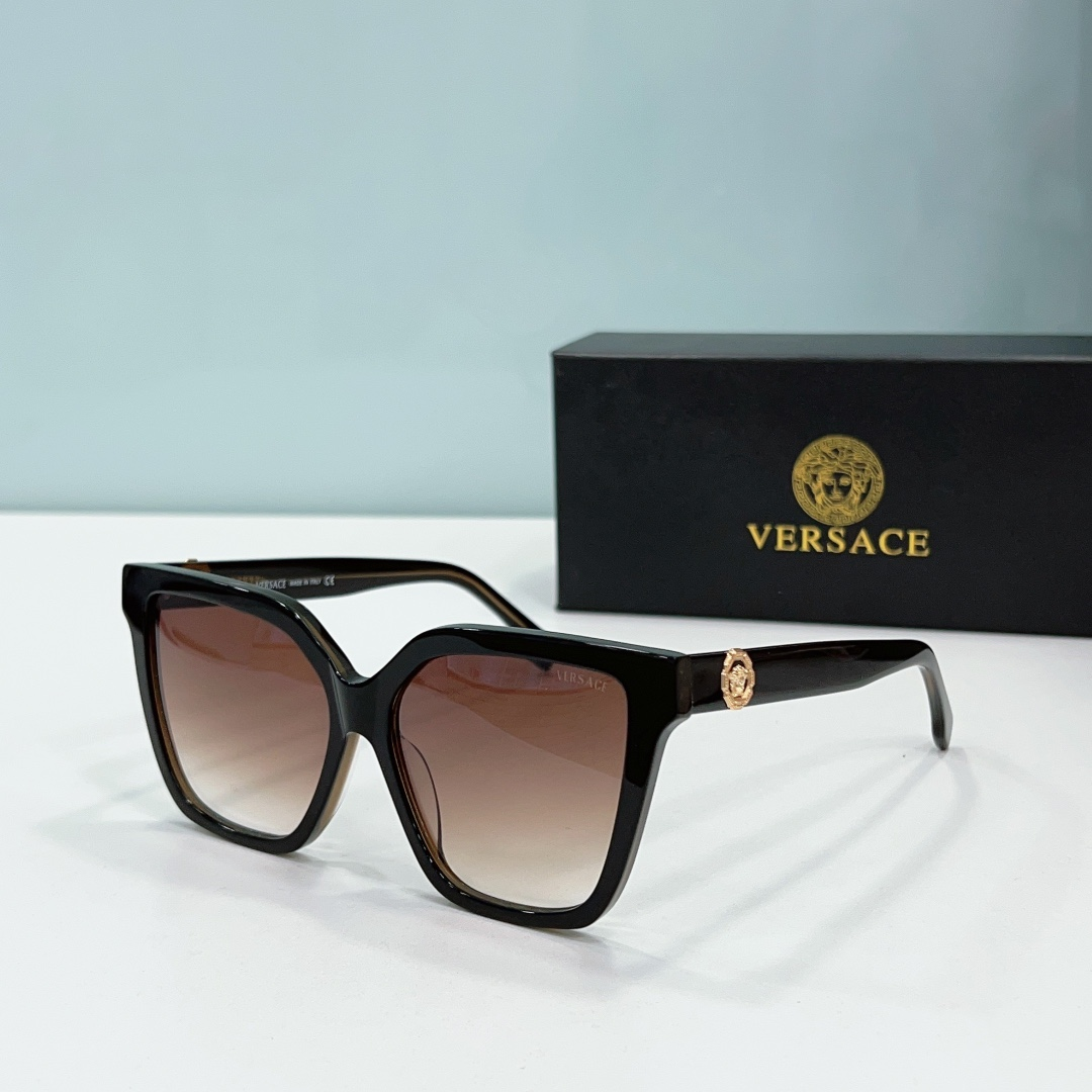 Versace  Mirror leg Logo  Sunglasses Top Quality