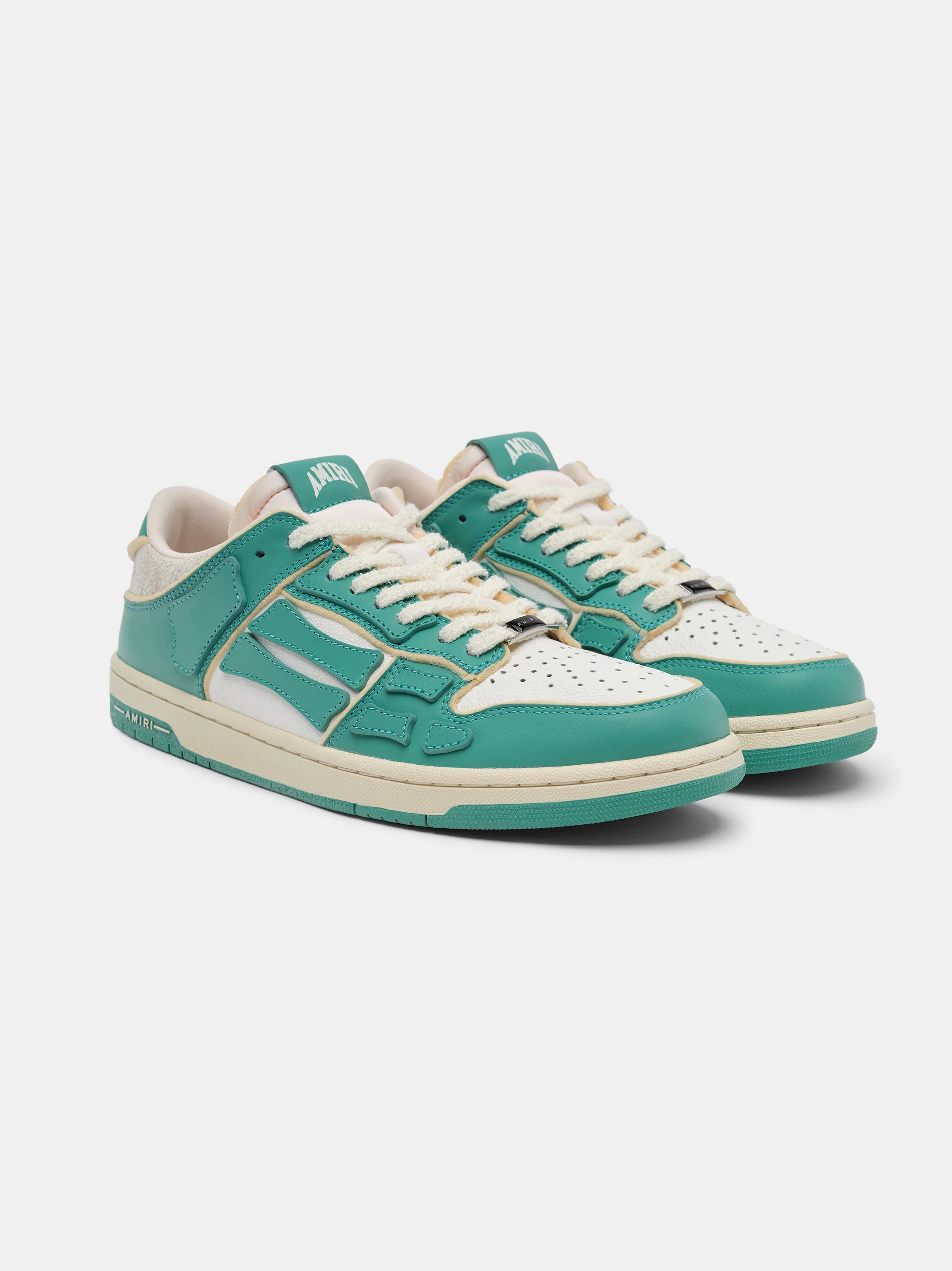 AMIRI COLLEGIATE SKEL-TOP LOW - Sea Blue White